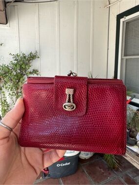 Vitage Gucci Waller red leather